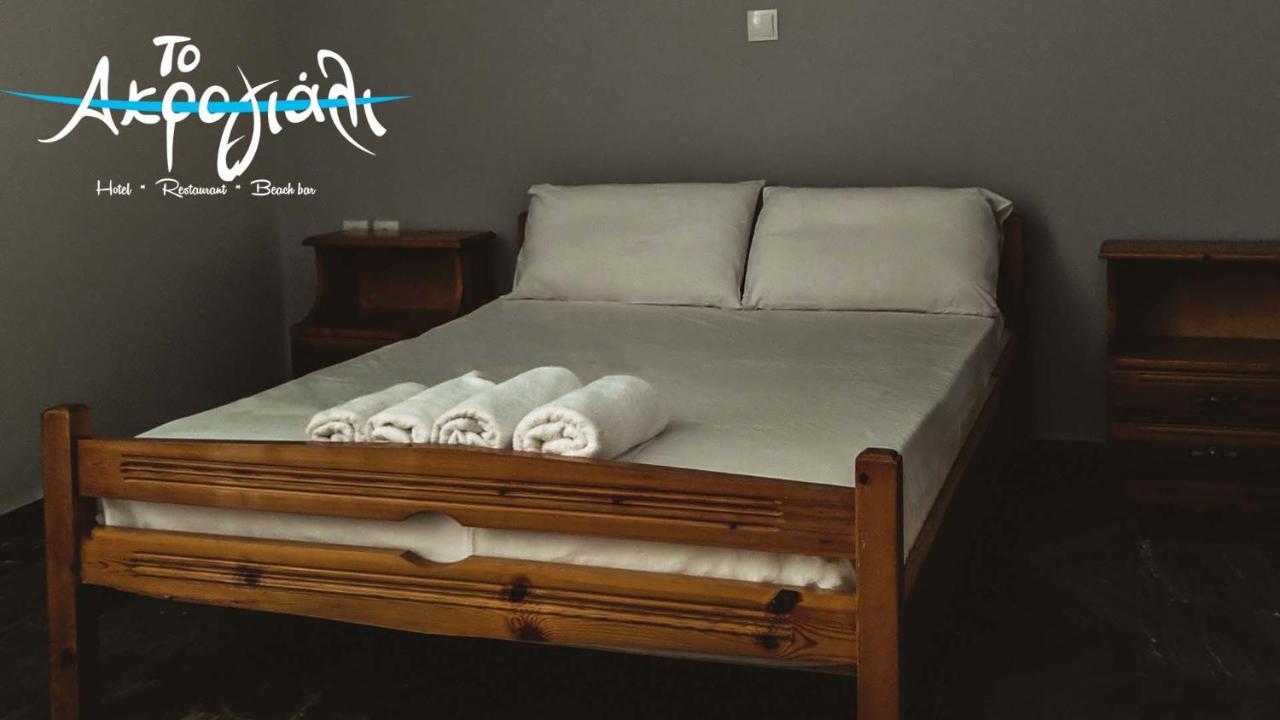 Akrogiali Hotel Restaurant Xiropigado Dış mekan fotoğraf