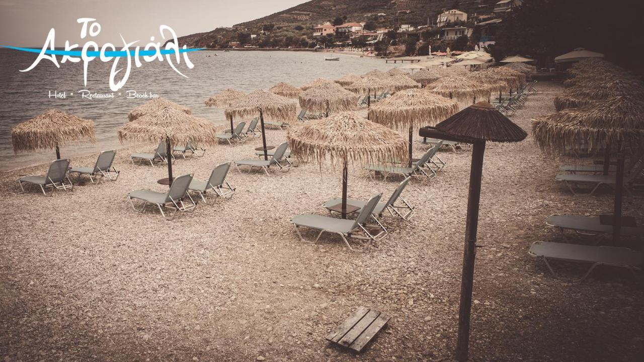 Akrogiali Hotel Restaurant Xiropigado Dış mekan fotoğraf